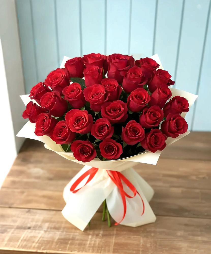 Букет 29 Красных роз в Бродовом