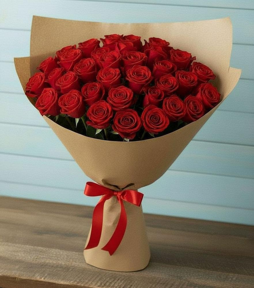 Букет Красные розы Милано в Бродовом