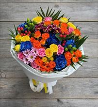 Букет цветов из:  Розы и Хризантемы в Бродовом