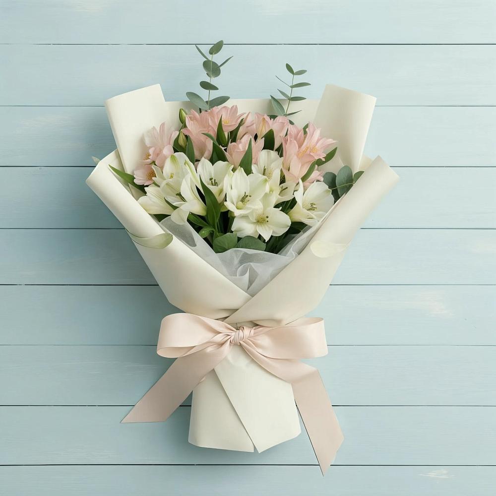 Букет цветов из: Альстромерии в Бродовом