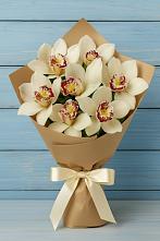 Букет цветов из:  Орхидеи и Розы в Бродовом
